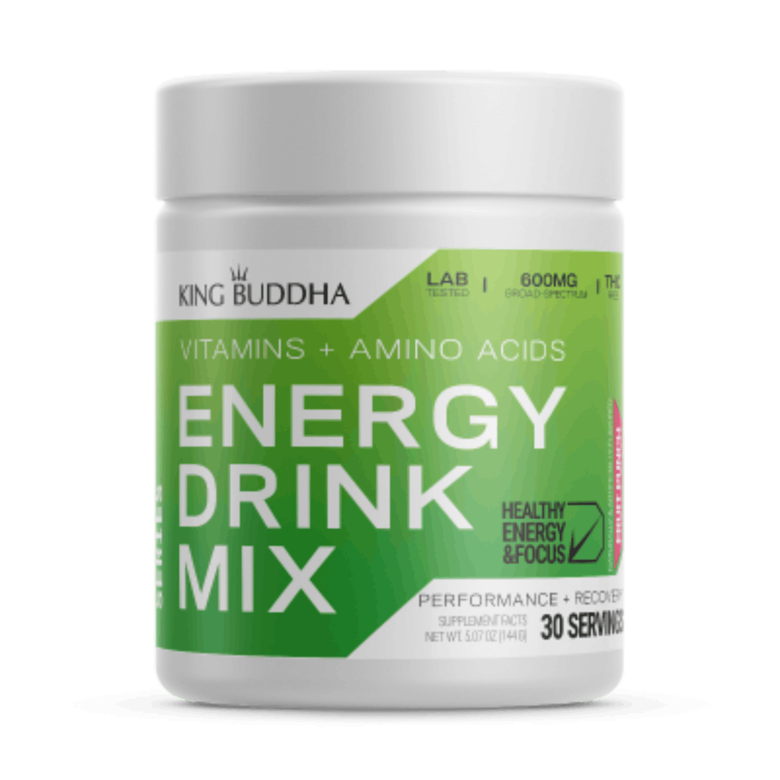 King Buddha CBD Run Series CBD Energy Drink Mix 600mg Leafly